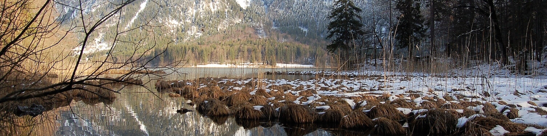 It's a shame that so many people on bus tours miss this attraction that is virtually right next to Neuschwanstein castle.  It's adjacent to Hohenshwangau (Home of the Swans) which is where Ludwig spent much of his formative youth.
Take the delightful walk around if you have the time, it is worth it.