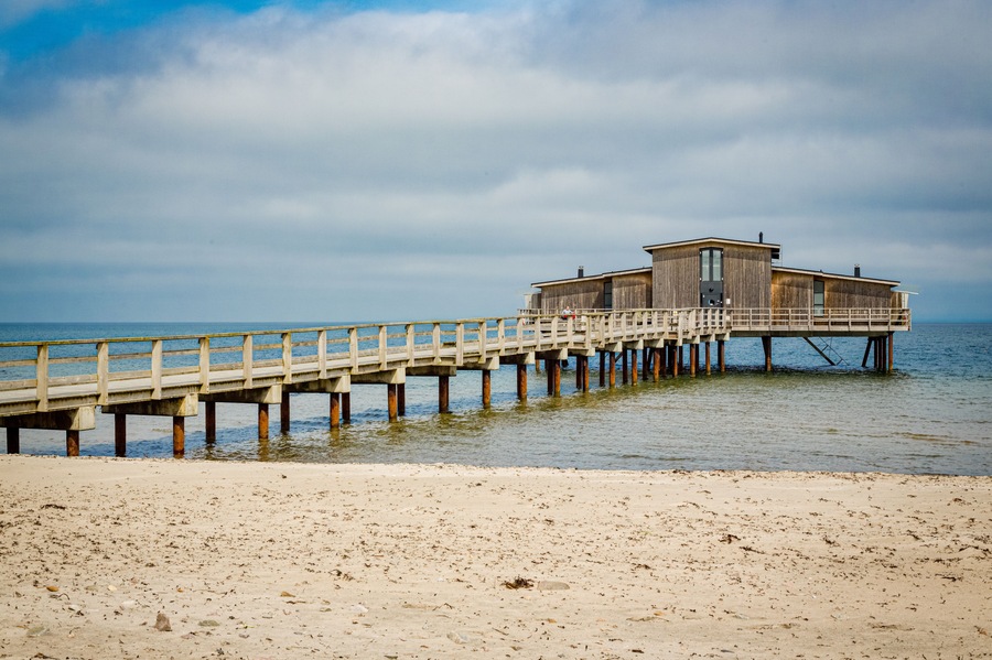 Cold bath house in Bastad, Sweden