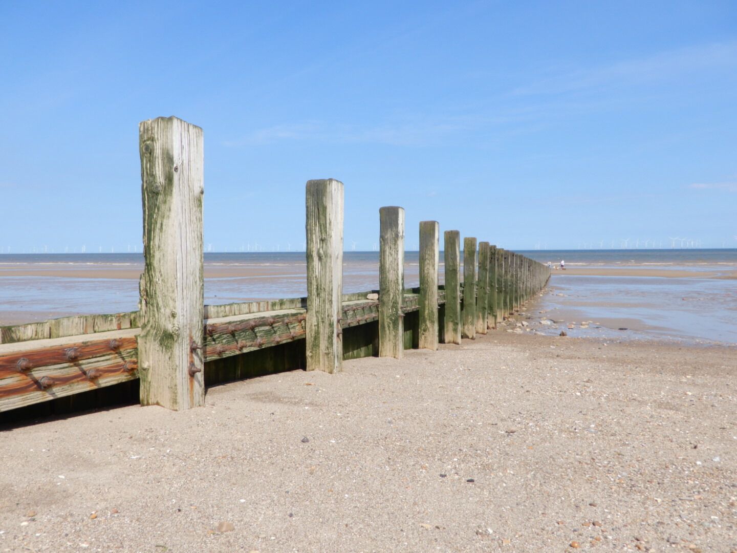 Skegness North Side groynes.