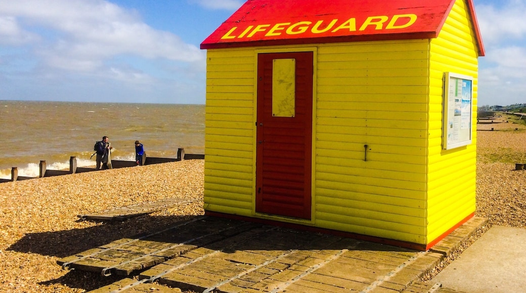 Lifeguard shed on Whitstable beach