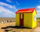 Lifeguard shed on Whitstable beach