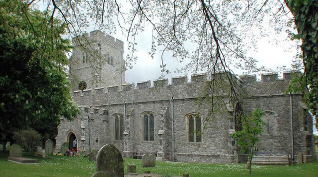 All Saints' parish church, Eastchurch, Kent, seen from the southeast