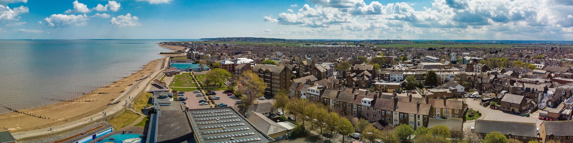 Isle of Sheppey - island off the northern coast of Kent, England, UK