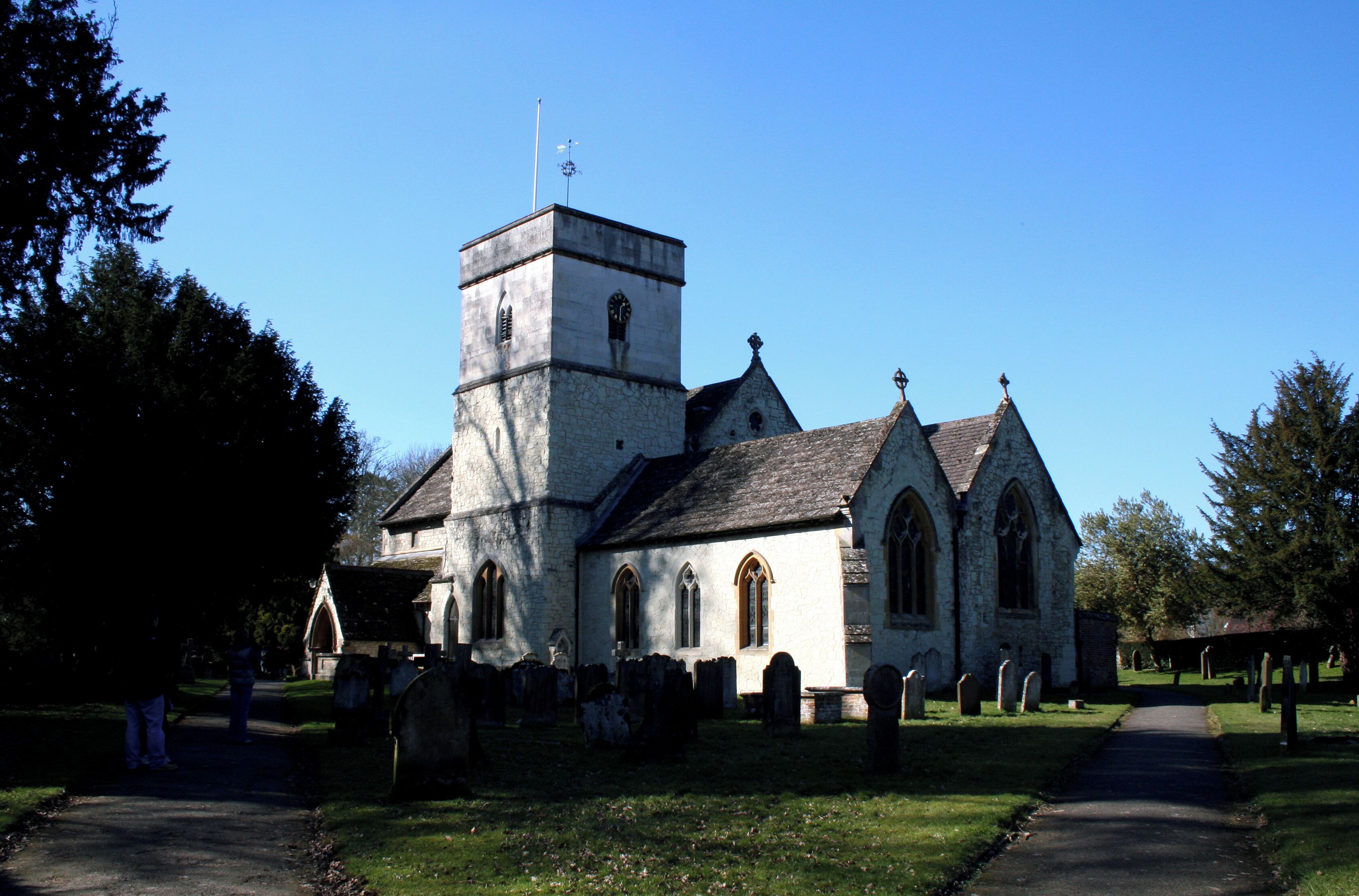 St Michael's parish church, Betchworth, Surrey, seen from the southeast
