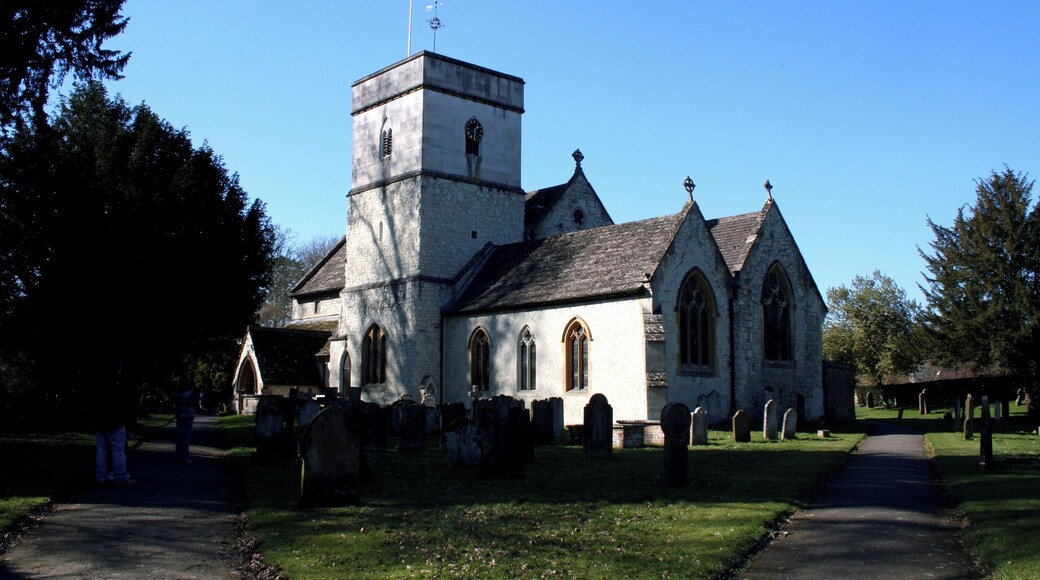 St Michael's parish church, Betchworth, Surrey, seen from the southeast