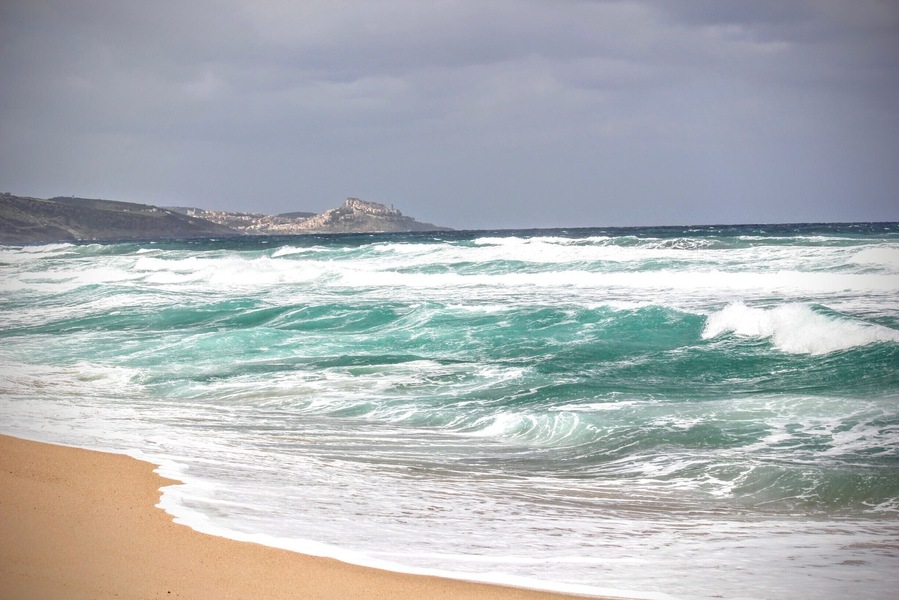 Just beautiful to watch the wild sea, if there is maestrale wind with more than 30 kts. #waterlust