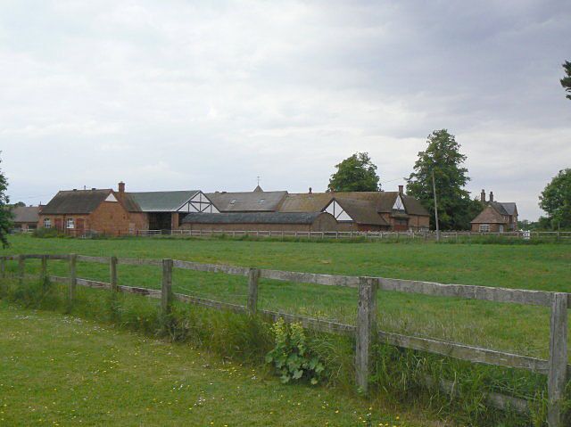 Woodhouse Farm Seen from School Lane.