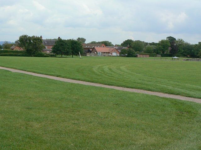 Aldford, the recreation ground This is a large open space around which the village has been developed.
