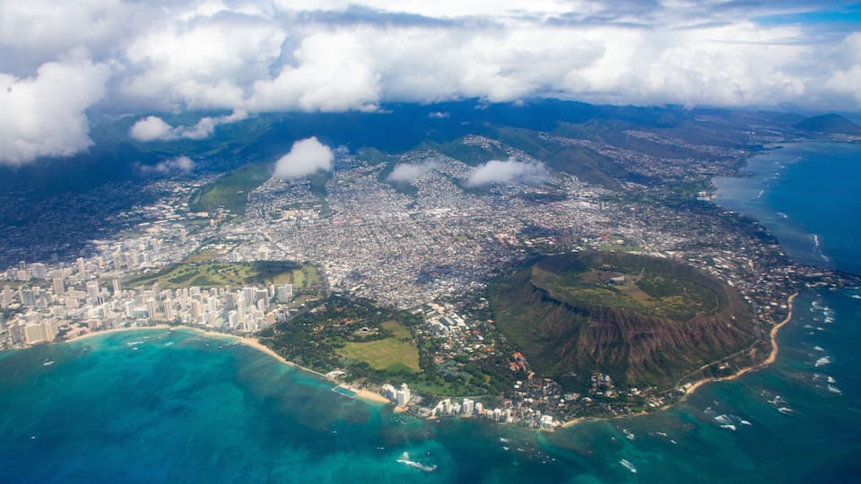 Waikiki featuring general coastal views and landscape views