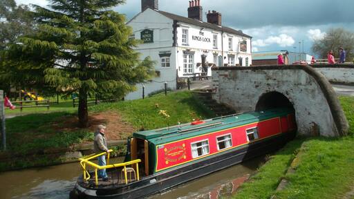 Photograph of Bridge No 167 over the Trent and Mersey Canal at Middlewich.