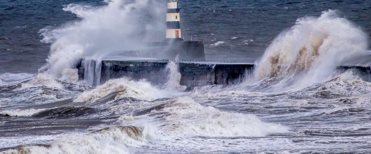 Seaham Lighthouse in county Durham always gives a great show when the waves are crashing so I knew that I would have a chance to get something dramatic. Using a long lens from a distance helps to compress the waves and lighthouse making it even more dramatic but shooting at such a distance has its draw back due to all the moisture in the air which reduces the sharpness on the image. Not to mention the strength of the wind as it tried to thwart my attempts! Still, this location was defiantly the best of the day.