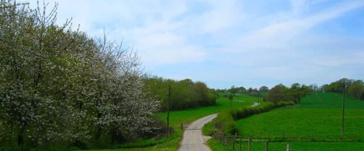 Lane to Roundstreet Common This is the small access lane from Malham back to the B2133 at Roundstreet Common. The lane also doubles up as a public bridleway.