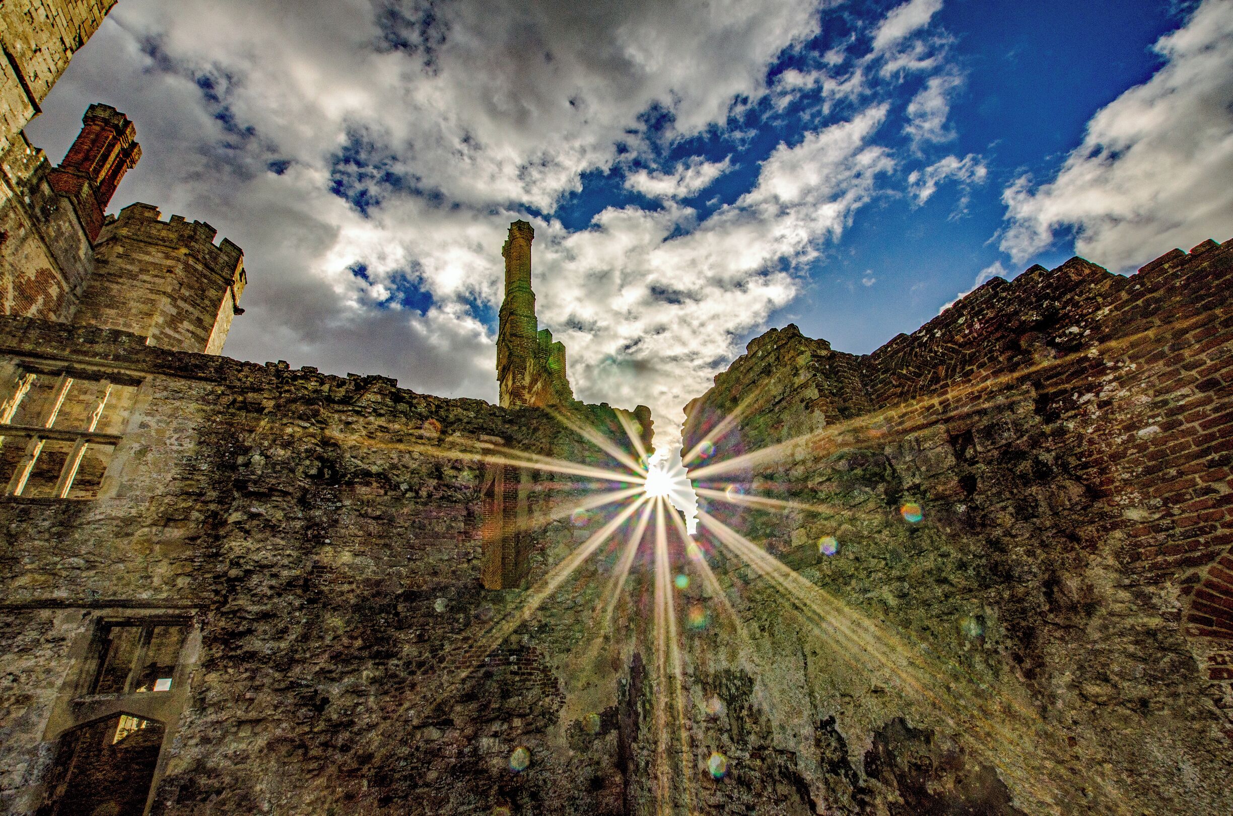Eerie ruins of old abbey with royal links.