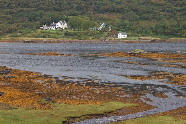 Kinloch Lodge Hotel Seen across Ceann Loch na Dal.