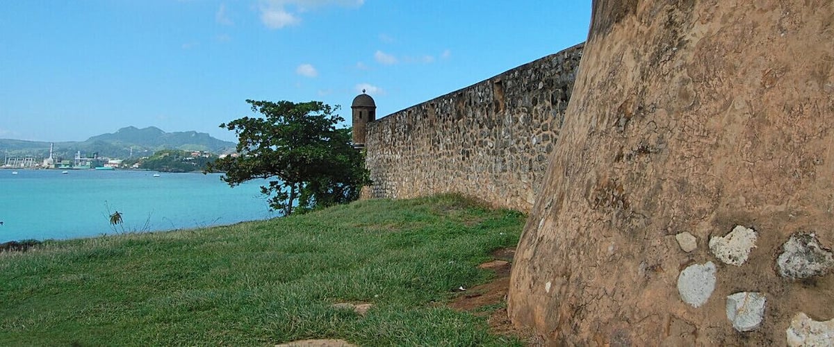 Fortaleza San Felipe was built in the 16th century and is Puerto Plata's oldest surviving building. There are beautiful sweeping views of the Atlantic ocean from the site. #fort #puertoplata #landmark #dominicanrepublic #island #history