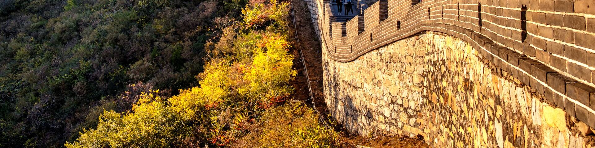 Juyongguan (Juyong Pass) of the Great Wall of China in the Changping District, about 50 kilometers from central Beijing, China