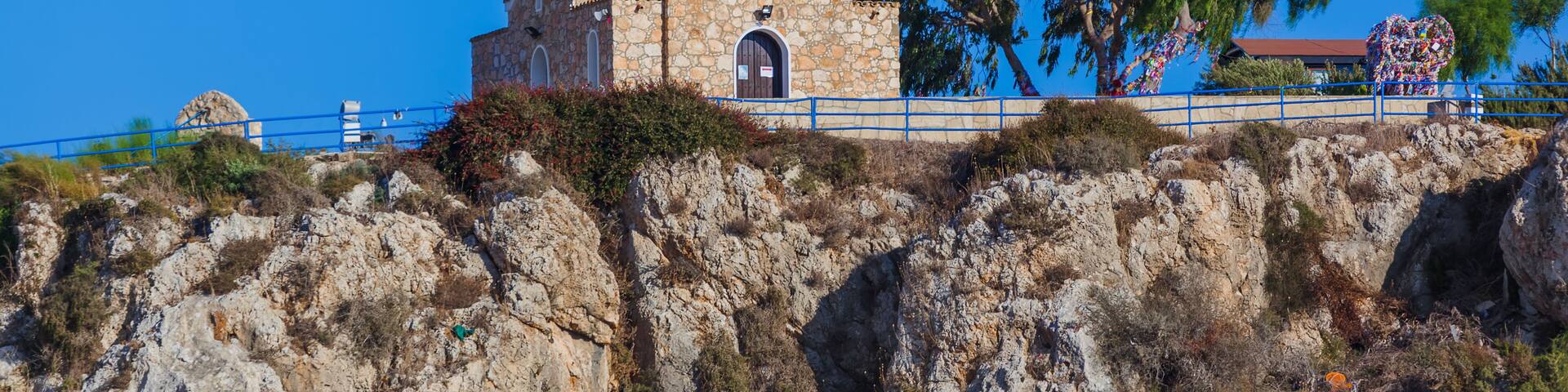 The Church of Profitis Elias is located in Protaras Cyprus