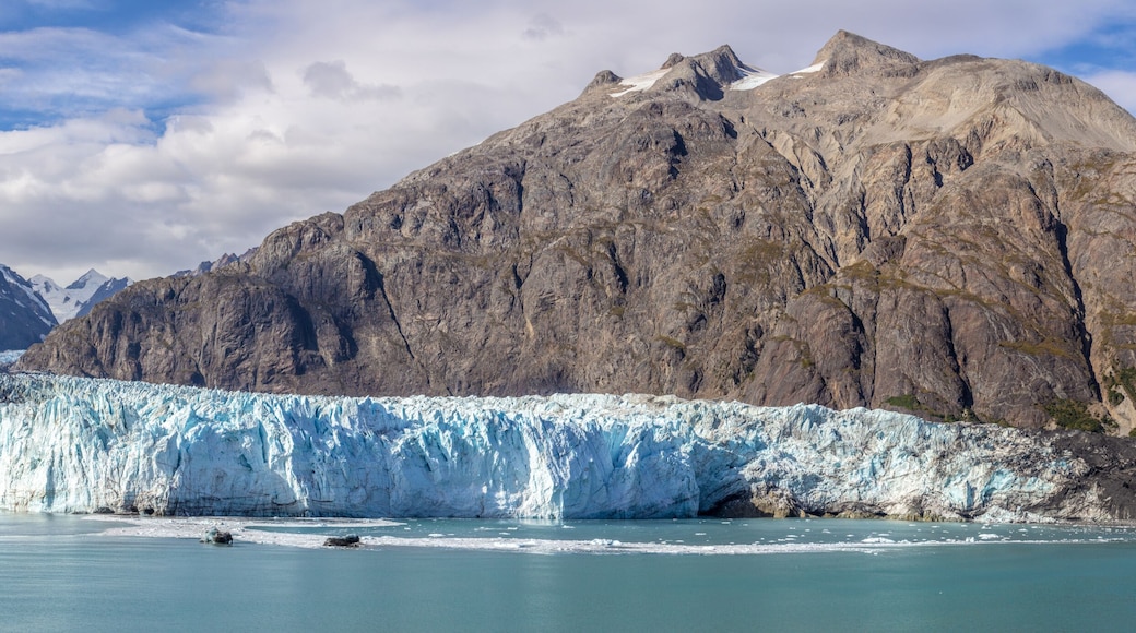 Cruising around Tracy Arm Fjord to the Tracy to visit the Sawyer glaciers.