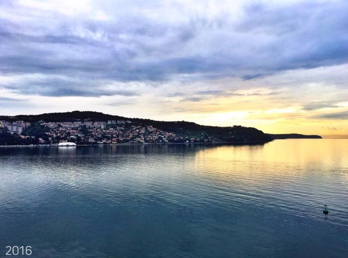 Golden Sunset & its reflection over Adriatic Sea....and the attractive old town that was found since middle bronze age, Koper.

#koper #sunset
