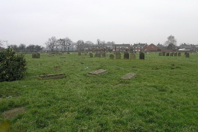 Graveyard Thorne. This is the graveyard for St Nicholas's Church in Thorne