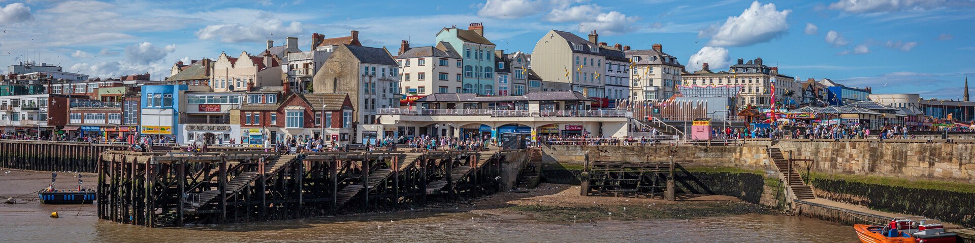 Bridlington harbour, Pano.