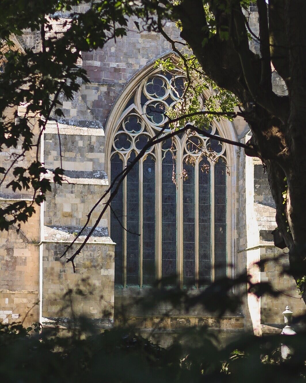 Rear window of Bridlington Priory.