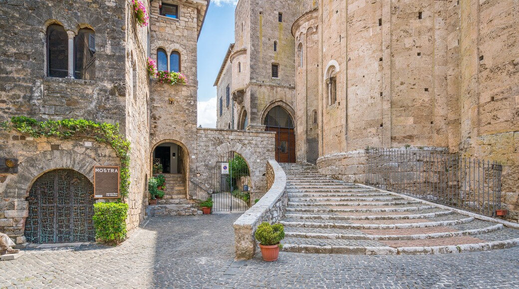 Scenic sight in Anagni, province of Frosinone, Lazio, central Italy.