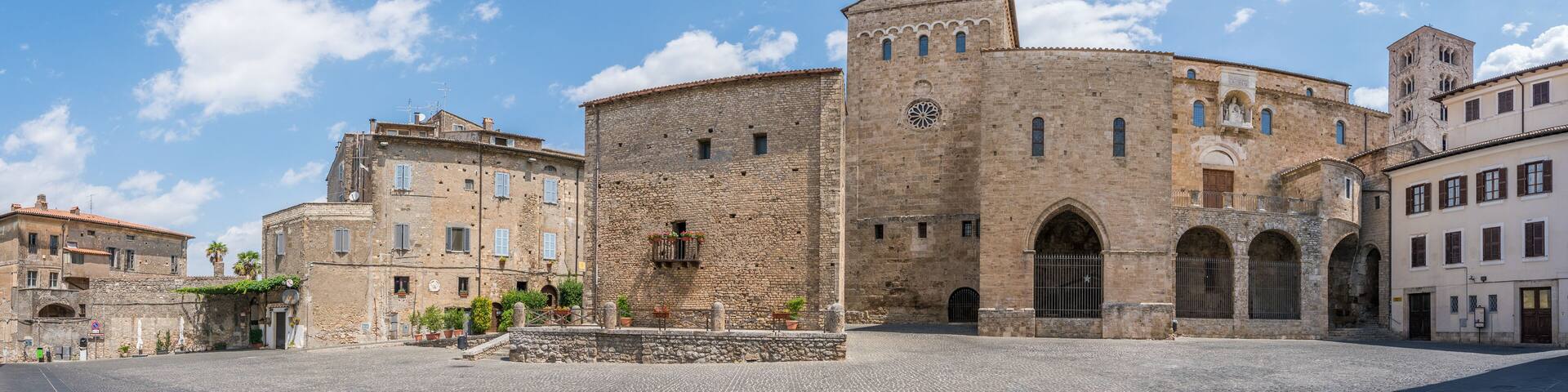 Scenic sight in Anagni, province of Frosinone, Lazio, central Italy.