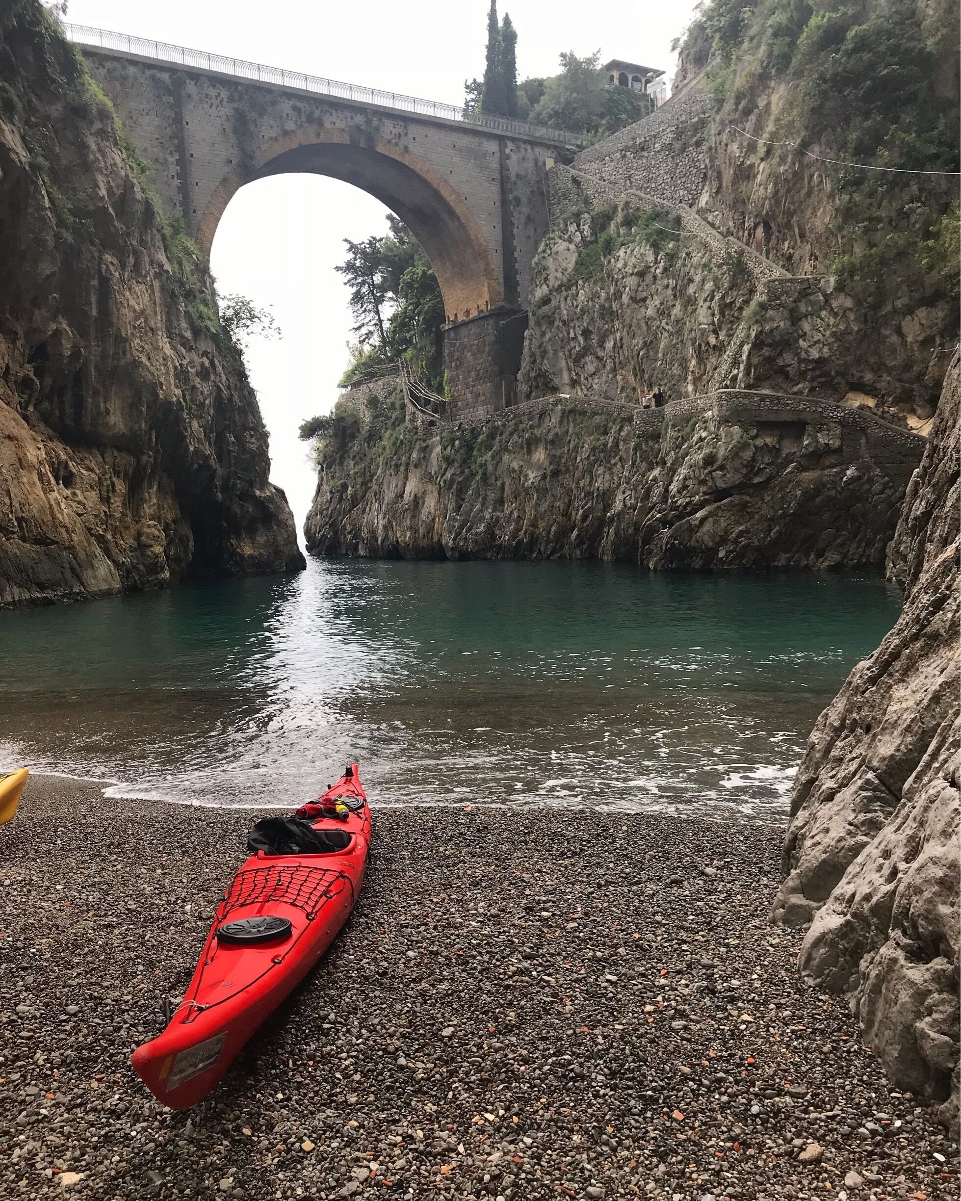 I see this bridge a lot in photos. It’s in Furore Italy along the Amalfi Coast. 