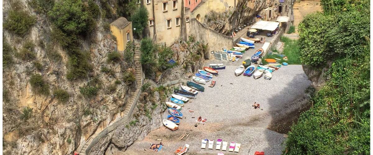 Taken September 8, 2015. 3,000 steps below town is the ever charming Marina di Furore. Highly recommend checking out the Amalfi Coast by scooter...preferably on the back of one. 😉