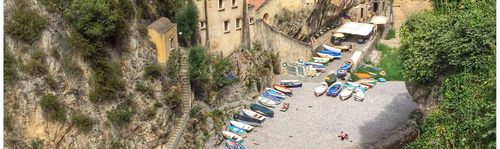 Taken September 8, 2015. 3,000 steps below town is the ever charming Marina di Furore. Highly recommend checking out the Amalfi Coast by scooter...preferably on the back of one. 😉