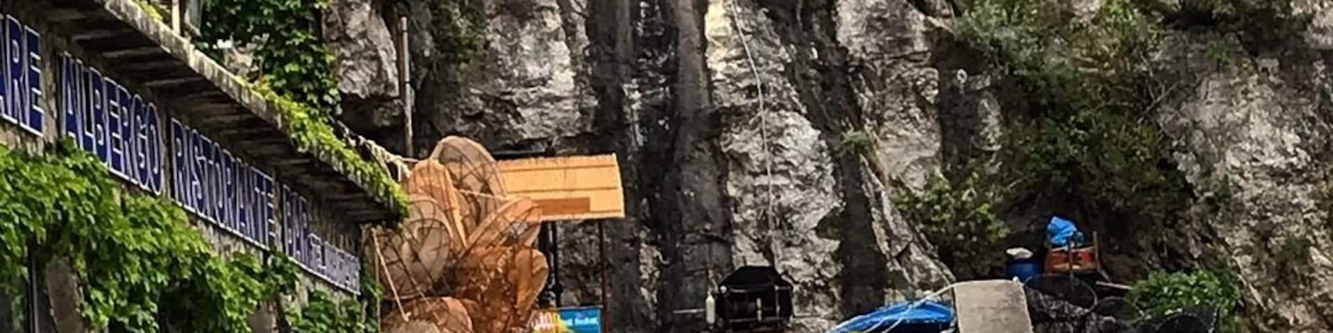 Great little marina in Praiano Italy. Great spot to grab some seafood for lunch.