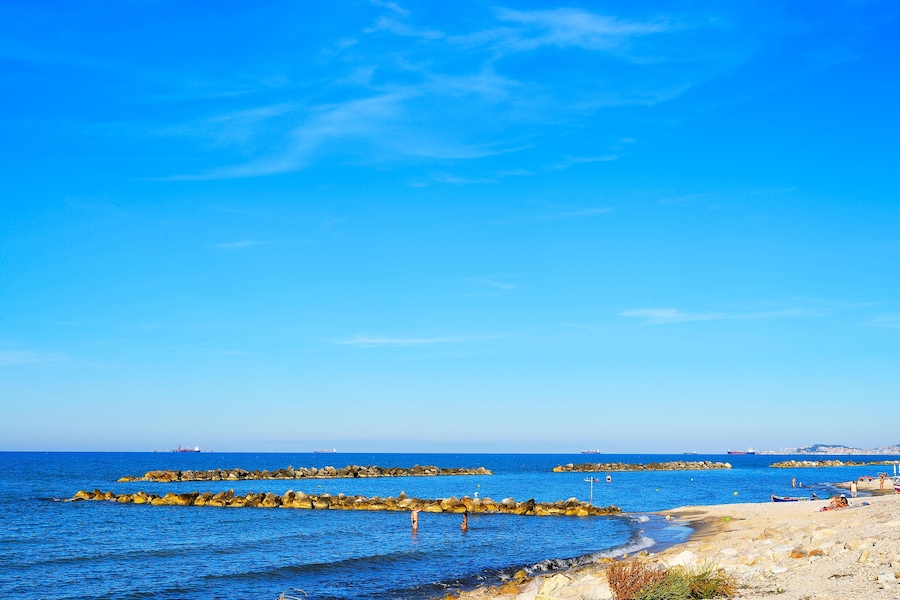 Beach, Marina di Montemarciano, Falconara Marittima, Province, Ancona, Marken, Italy, Europe