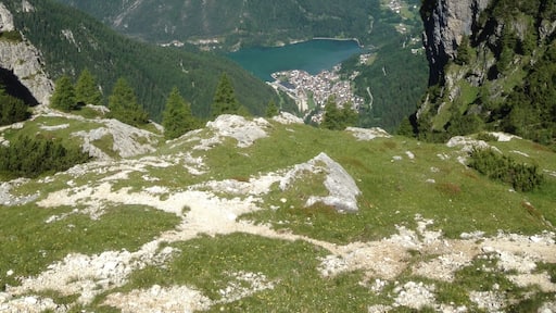 Moderate to Advanced hike, one of the highest points in the Dolomites. Not for the faint hearted, beautiful lake w/great views from our camp.💯