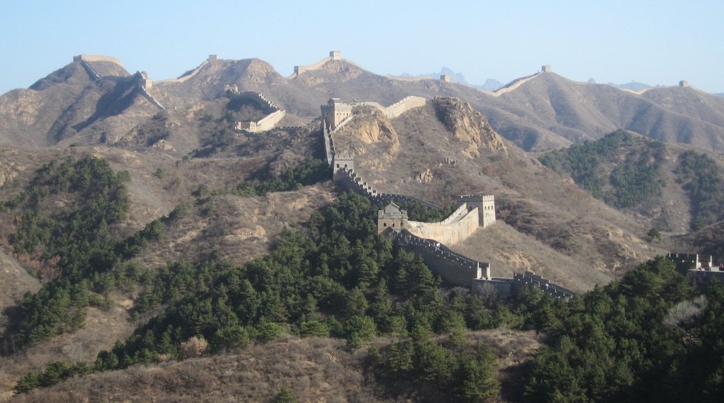 To avoid the crowds, this was an amazing section of The Great Wall of China... a two hour drive north of Beijing!