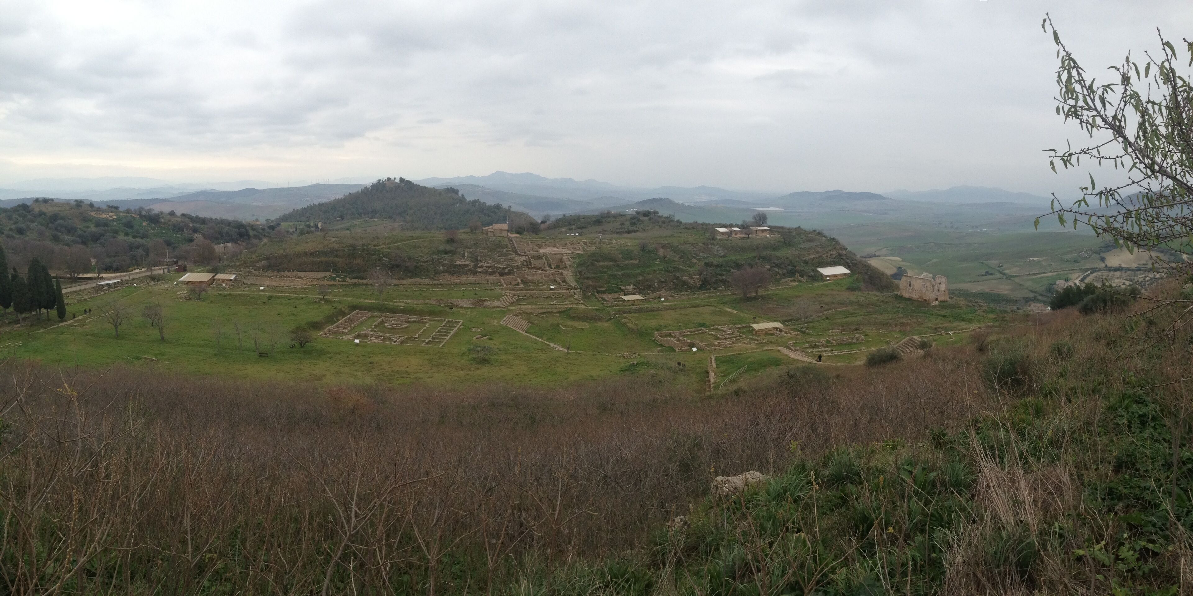 Morgantina dalla collina