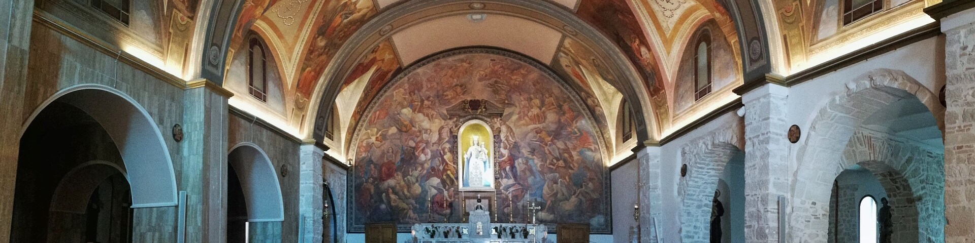 Campobasso - Panoramica interna di Santa Maria del Monte