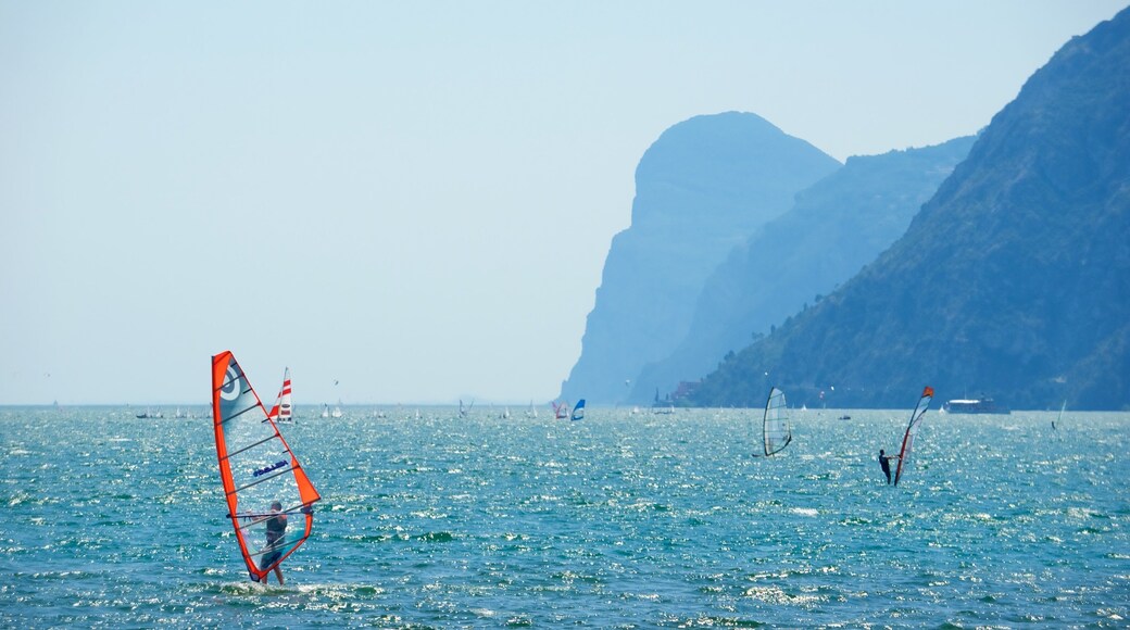 Nago-Torbole showing windsurfing, landscape views and mountains
