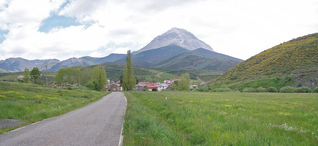 Espigüete, camino de Valverde de la Sierra, primavera de 2007