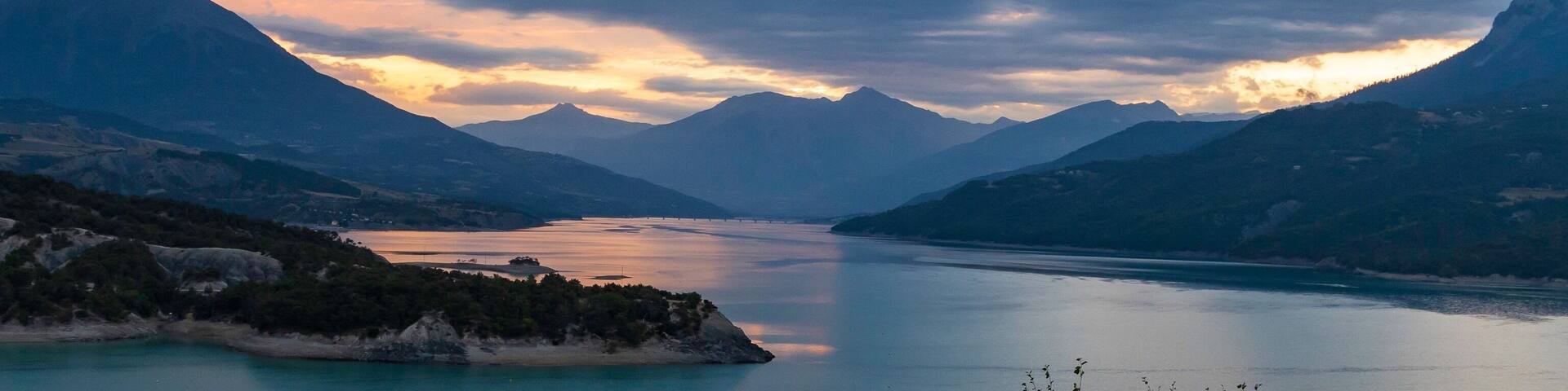Lake of Serre-Ponçon