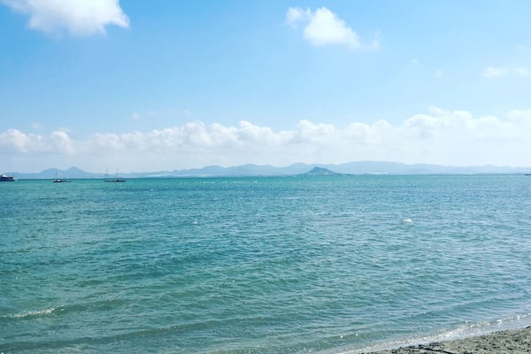 Hidden place in Murcia. Flight to San Javier airport then 5 mins by taxi. The place itself is purely residential with a few bars and clubs for local entertainment. The beach is sandy which is a big plus. However, it is always windy, even when it's +30.