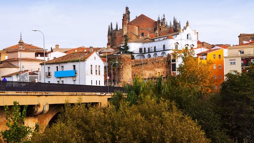 Bridge and Cathedral of Plasencia. Extremadura, Spain