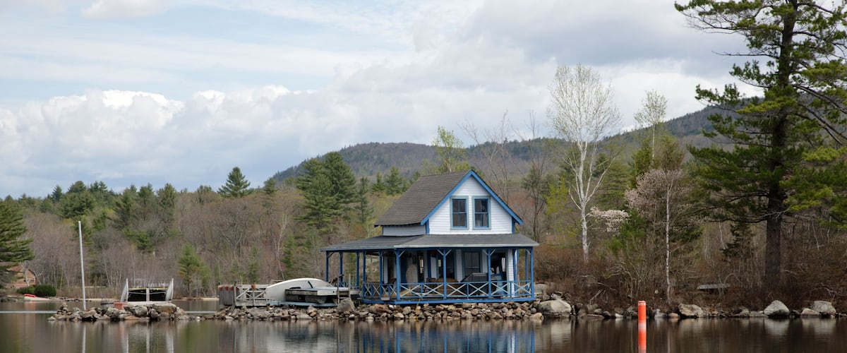 BNAJMH Newfound Lake from the shore of Paradise Point Nature Center in Hebron, New Hampshire