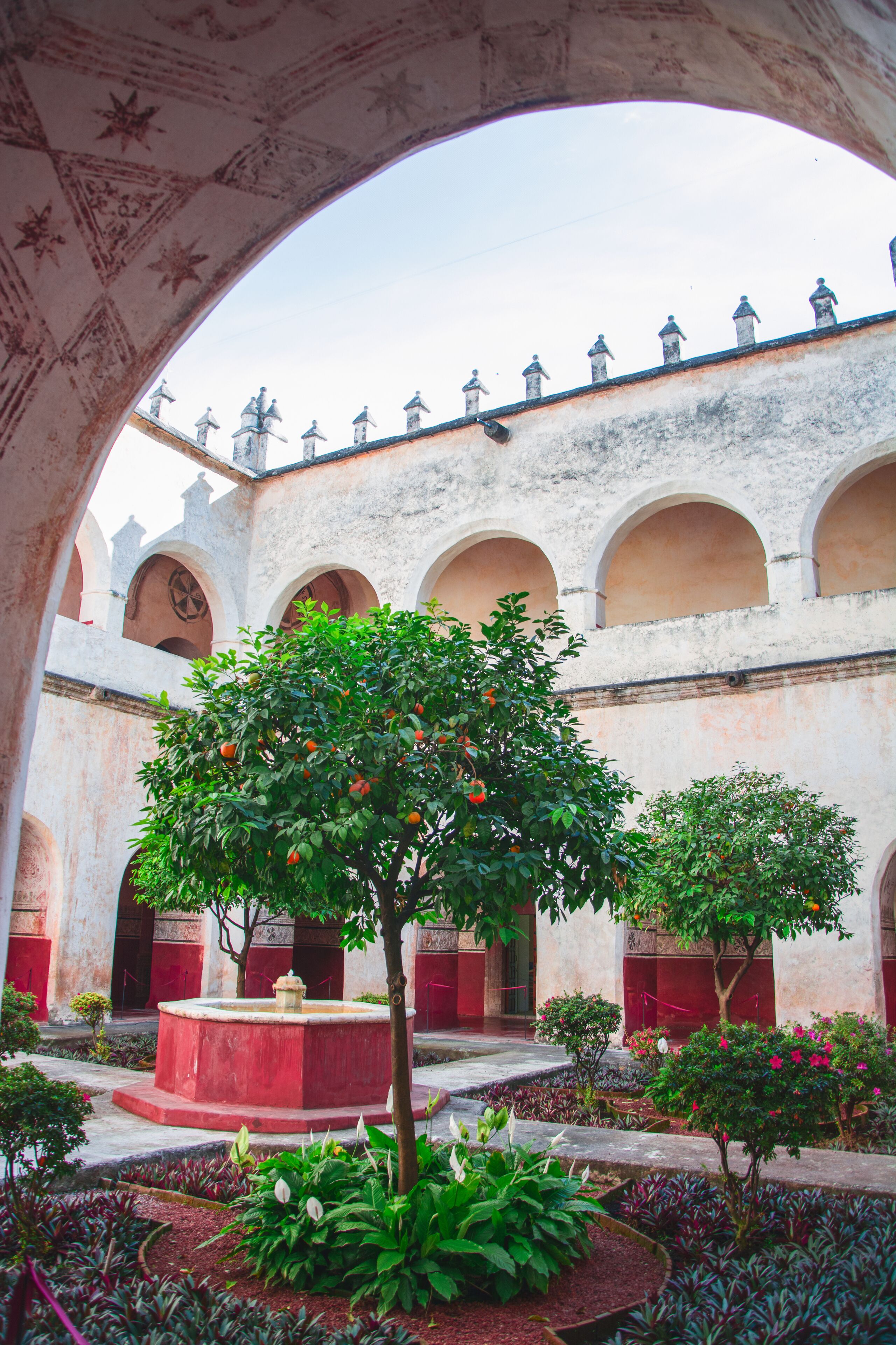 Secret garden in Parroquia Nuestra Señora de la Natividad.