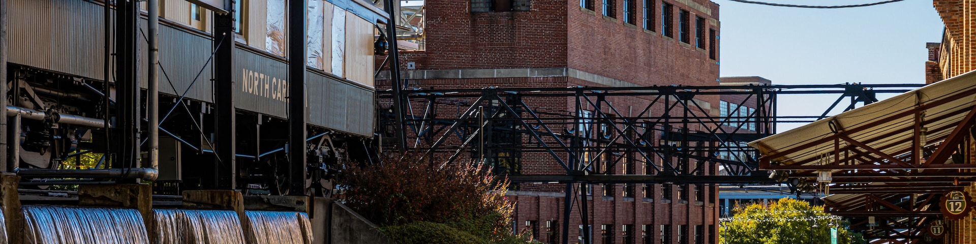 The Revitalized Retail and Office Center of The American Tobacco Historical District, Durham, North Carolina, USA