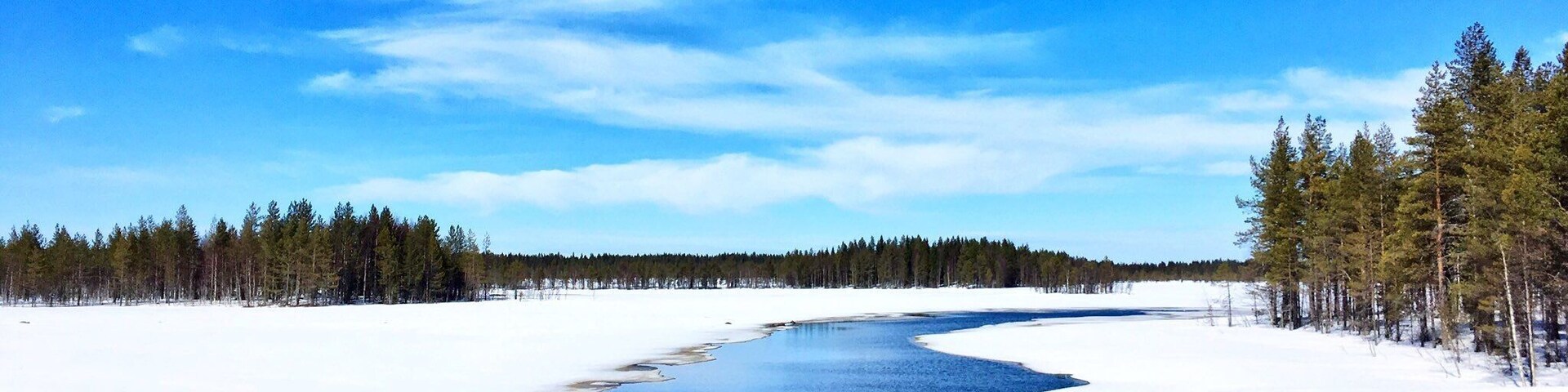 Blue lakes / blue sky