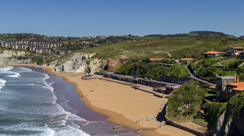 Coastal view near Barrika in the Basque Country (Spain)