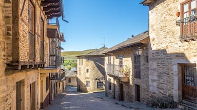 In the streets of Puebla de Sanabria in Spain
