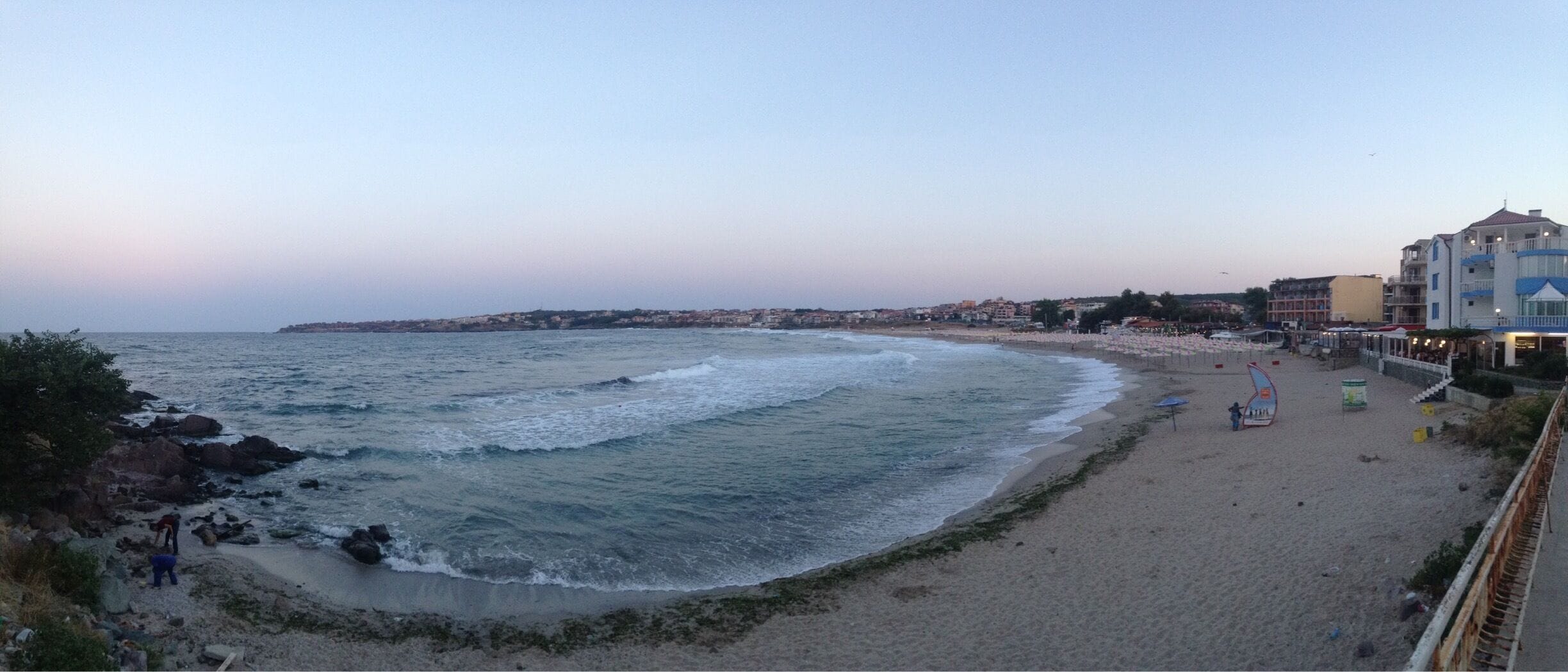 Вид на пляж 