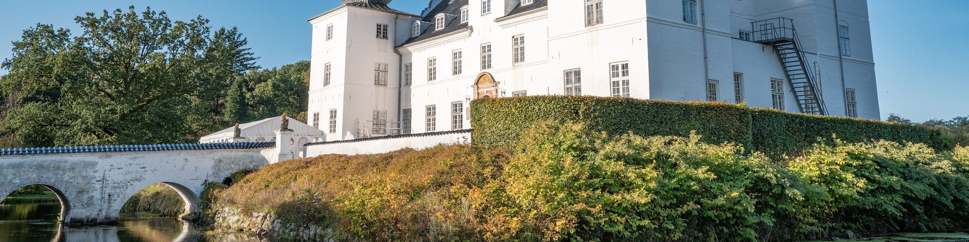 Castle Engelsholm, now a schoold for creative arts, in Jutland Denmark